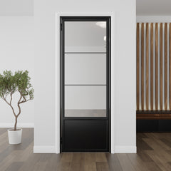Kickplate Three Light Single Door